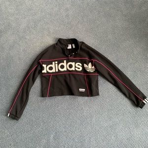 Adidas trifold cropped sweater size s